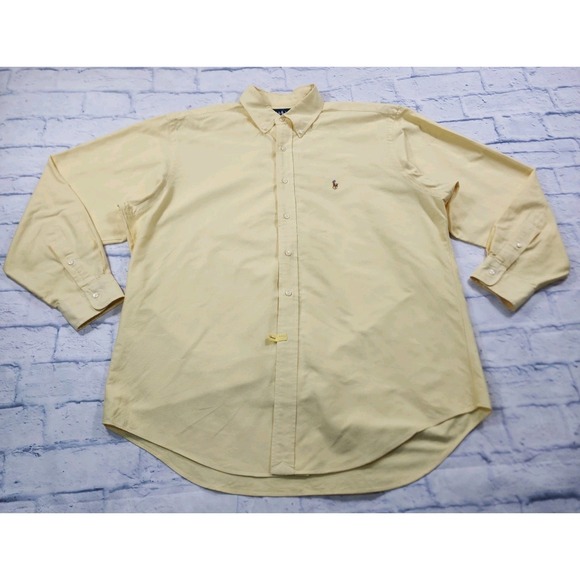 Polo Ralph Lauren Other - Polo Ralph Lauren Light Yellow Button Down Shirt